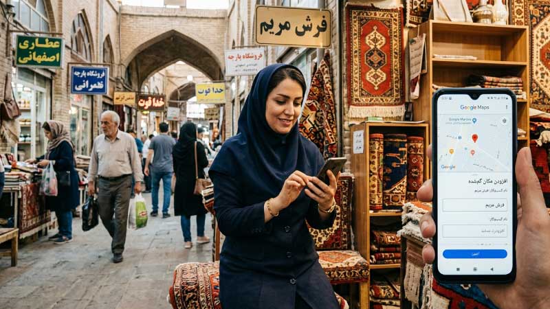 ثبت لوکیشن در گوگل مپ | ثبت کسب‌وکار و موقعیت مکانی